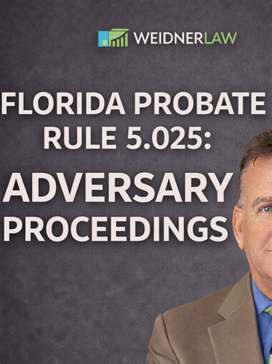 💰 What If a Dead Person Owes You Money? READ THIS. If someone dies and owes you money in Florida, it’s not as simple as “file a claim.” Once a claim is disputed, it can become an adversary proceeding under Rule 5.025. That means: ⚖ Civil procedure applies ⚖ Formal service may be required ⚖ Deadlines become critical ⚖ Defenses must be raised properly If you’re a creditor asking: “How do I collect from an estate?” Or a personal representative asking: “Do I have to pay this debt?” You need to unde
