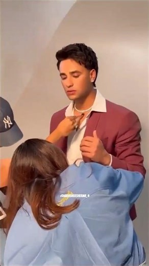 Abhishek sharma in diamond shoot Make-Up BTS 🎦 #abhisheksharma #cricket #indiancricketteam #ipl #srh
