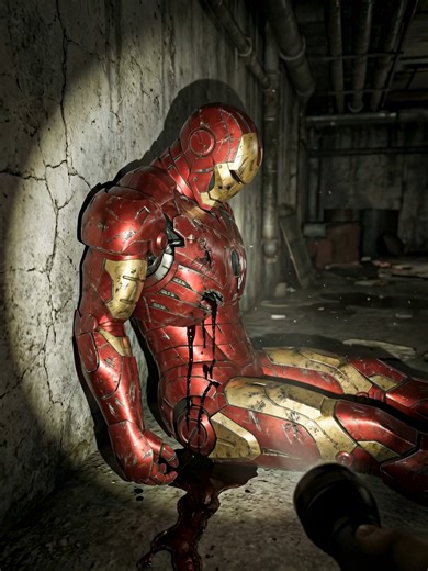 ʙᴀᴛᴛʟᴇ ᴛᴏʀɴ #ironman #ironmantri #robertdowneyjr #marvel #ia #ai #aiartist #aiartworks #aiart #found