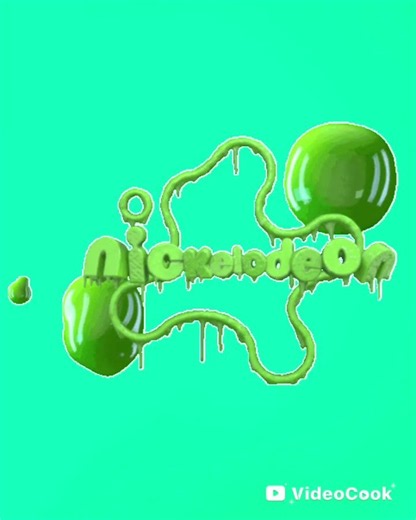 Nickelodeon splat logo with kids laughing (a recreation in a hybrid of abstract and splat pop logos)