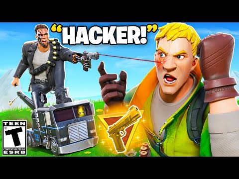 I Pretended To Be BOSS Terminator in Fortnite
