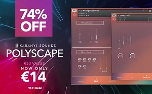 Save 74% on Polyscape pad instrument for Kontakt by Karanyi Sounds