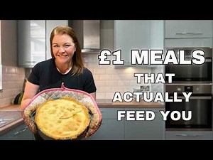 £1 Meals That ACTUALLY Fill You Up | 4 Budget Dinners for Under £1 a Head (Real UK Prices!