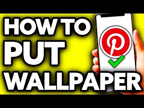 How To Put Wallpaper from Pinterest (Very EASY!)
