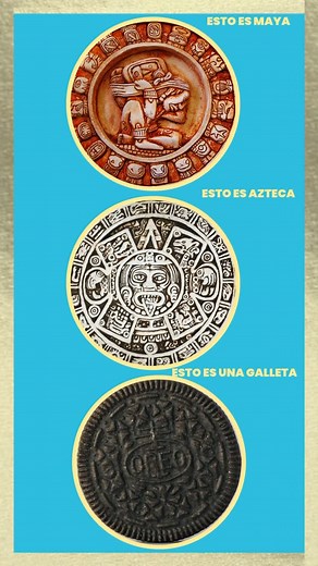 Do you understand the meme based on the images? It’s saying this is Mayan, this is Aztec, this is a cookie. 😂 It sounds better in Spanish because it rhymes. | Skillabration