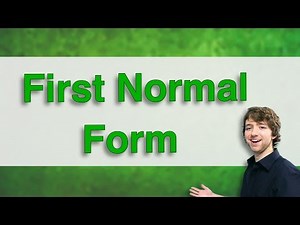 Db2 SQL Tutorial 12 - First Normal Form (1NF)