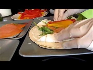 Leckerste Lachs Wraps
