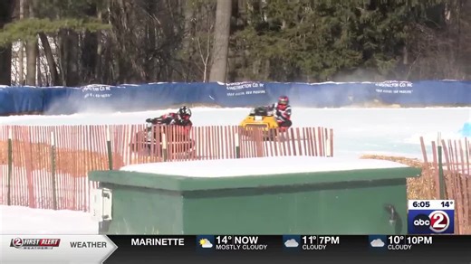 Snowmobile racers hit the track with cash and glory on the line