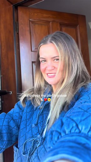 Dressing Up My Porch Goose for a Fresh Look