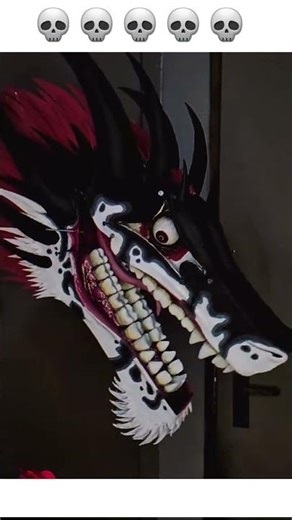 horror make up dragon puppets☠☠