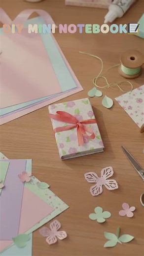 ✨Cutest DIY Mini Notebook EVER!📒✨ #viral #diy #trending #shorts #craft