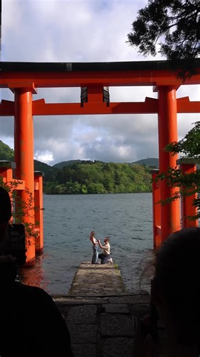 箱根神社でのサプライズプロポーズ｜Hakone proposal
