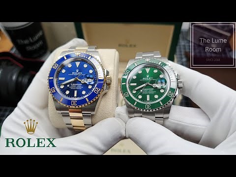 NEW 2021 ROLEX Submariner 'Bluesy' 126613LB | Unboxing & mini review | 'HULK' 116610LV Comparison