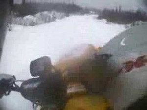 Speeding with the Snow Hawk 800 H.O. 2007