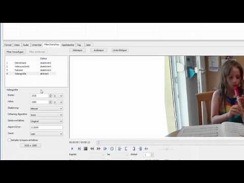 19. mp4 Video mit anderer Auflösung und Bitrate konvertieren