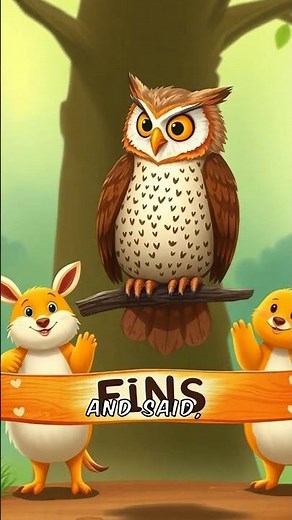 Moral Story for Kids: The Rabbit and the Owl