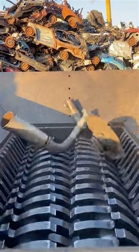 Industrial Shredder vs Metal Scrap | Insane Crushing #shredder