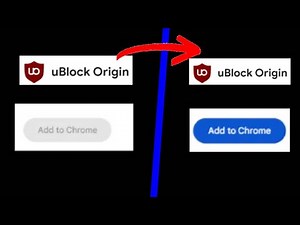 How to ADD U-Block Origin to Chrome (After it being Deleted)