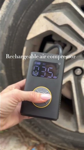 Portable Air Compressor for Tires, Lights & More!