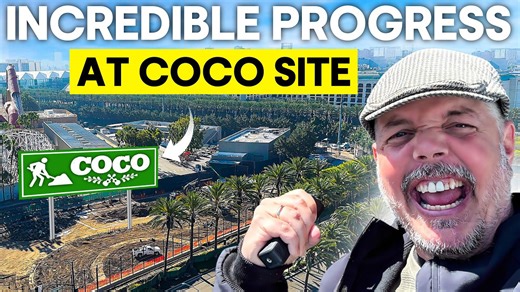 Backstage demo next! Disneyland construction update