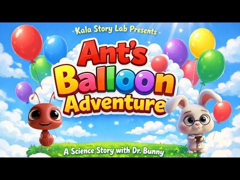 Newton’s Third Law for Kids 🎈 | Ant’s Balloon Adventure ‪@kalastorylab‬