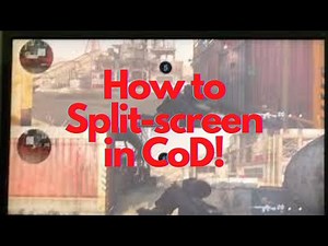 How to SPLIT-SCREEN in Call of Duty: Modern warfare!