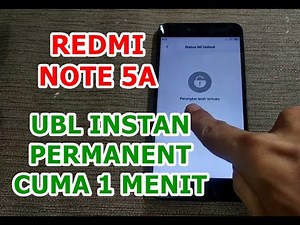 HOW TO UNLOCK BOOTLOADER REDMI NOTE 5A WITH ONE CLICK