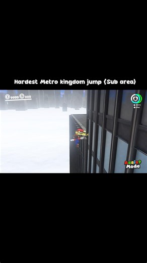Hardest jump in Metro kingdom Mario odyssey! #nintendo #switch #mario #gaming #supermario