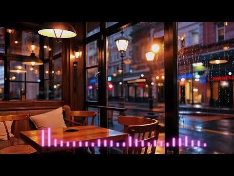 🔴 LIVE Calm Jazz Music – Cozy Snow Cafe Ambience for Studying, Working, Sleeping & Relaxation