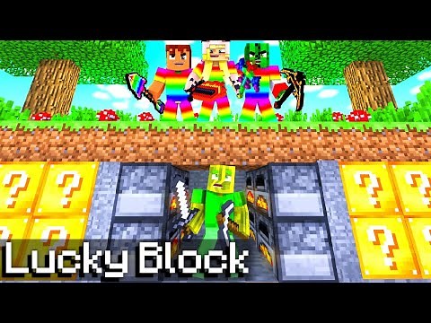 Minecraft SPEEDRUNNER vs. LUCKY BLOCK