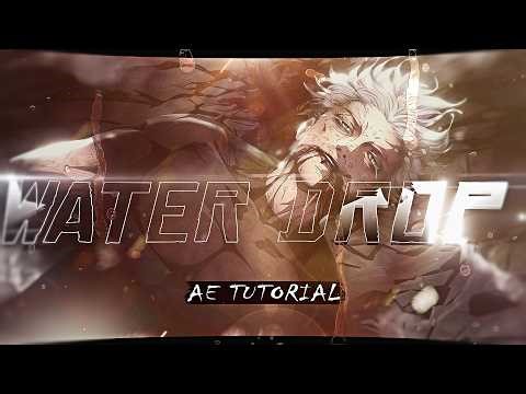 Water Drop Tutorial Like Sanchezae - ‪@sanchezae‬ - AFTER EFFECTS