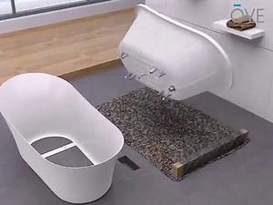 Stand Free Bath Tub Installation