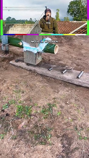 The process of moving a wooden house in the traditional way #Tipsandtricks #Tutorials #Creativeidea #Practicalway #uniqe #Genius #woodworking #carpentryideas #woodcraf | Mang Bay