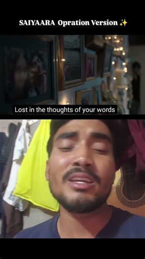 SAIYAARA Opration Version 😆 #song #singer #indiansinger #cover