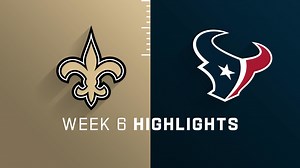 Saints vs. Texans highlights | Week 6