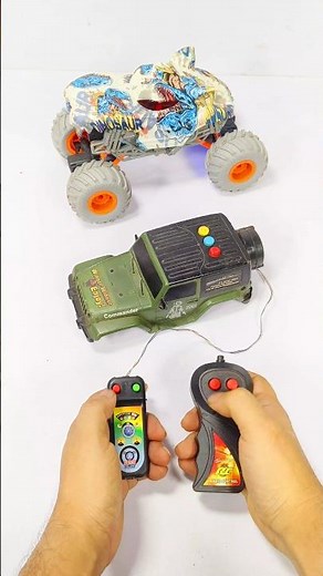 Remote wali gadi with DC motor / Remote control car / Remote wali car / Remote car / RC car DC motor