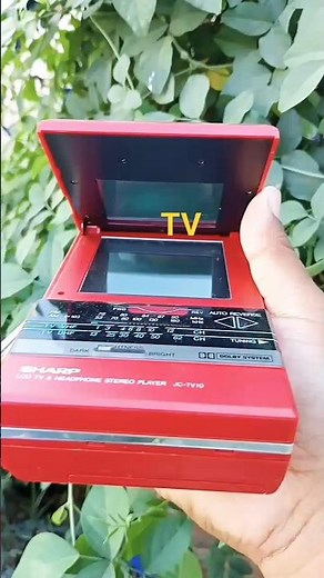SHARP Portable TV Radio Cassette Player#restoration #diy #homemade #vintage #sharp