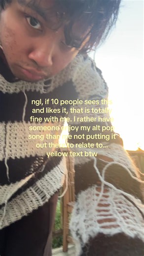 At least I attracted a real person than a fake one… #altpop #newmusic #indiemusic #originalsong