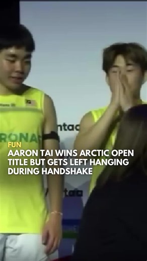 Kesiannyaaa 😭 But anyway, congratulations for clinching the Arctic Open title!! 🥳 The newly formed doubles pair Aaron Tai and Yap Roy King made a winning start to their World Tour partnership in Vantaa, Finland, on Sunday, 11 October. They defeated Taiwan’s Lai Po Yu and Tsai Fu Cheng, ranked world No. 60, 21-19, 21-19 in the final of the Super 500 tournament. The champions took home USD39,500 (approximately RM161,450). 🎥: @/natrah.sorfina (Threads) #SAYScomel