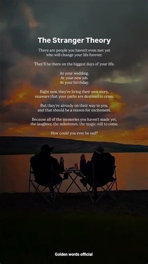 The stranger theory ? #quotes#motivation#quoteoftheday#deepquotes#lifelesson#viral#shorts#foryou