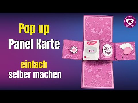 Magic Pop up Karte selber basteln Anleitung