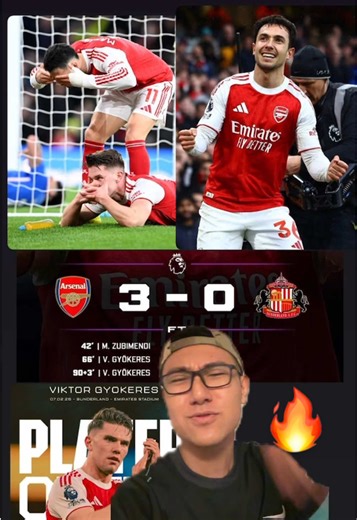 Arsenal closer to EPL 😍 #arsenalfc #sunderland #epl