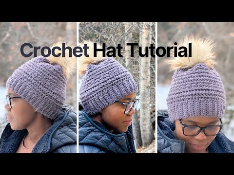 Crochet adult toque | Crochet Beanie | Crochet Hat Tutorial