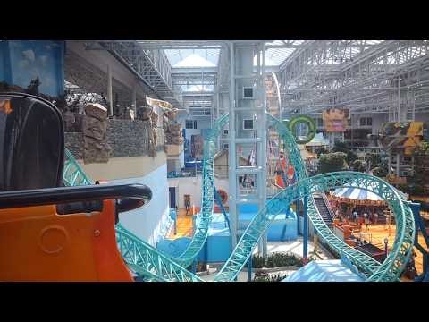 SpongeBob SquarePants Rock Bottom Plunge - Nickelodeon Universe - Back Row (4K HD POV) - Aug 2025