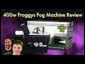 FRG-400 400W Froggy’s Fog Machine Unboxing Demo & Review! Great For Halloween Animatronics!