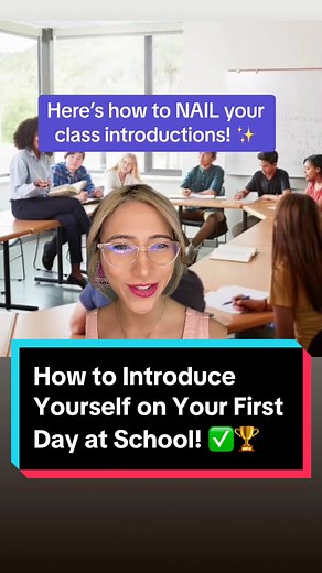 How to Introduce Yourself on Your First Day at School!