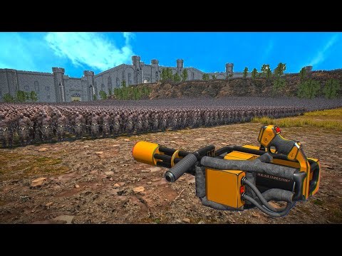 SAIGA MINIGUN, T45 SHOTGUN & RAMBO VS 3.5 MILLION ALIEN & ZOMBIES HORDE !! UEBS 2