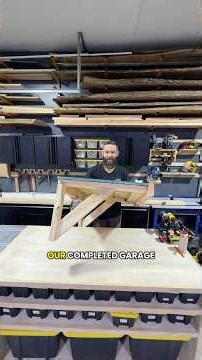 How to build simple 2x4 garage shelves! Full tutorial with step-by-step instructions. #garage #diy