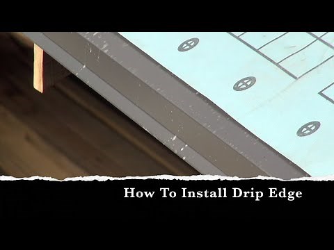 Roof Shingles Drip Edge Installation