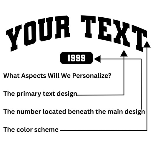 Custom Text and Number Design (digital Download) - Etsy